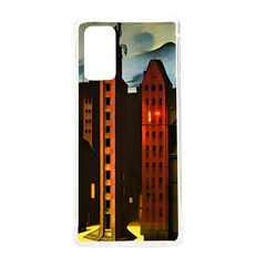 Sci-fi Futuristic Science Fiction City Neon Scene Artistic Technology Machine Fantasy Gothic Town Bu Samsung Galaxy Note 20 Tpu Uv Case by Posterlux