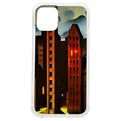 Sci-fi Futuristic Science Fiction City Neon Scene Artistic Technology Machine Fantasy Gothic Town Bu Iphone 12 Mini Tpu Uv Print Case	 by Posterlux