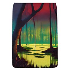 Nature Swamp Water Sunset Spooky Night Reflections Bayou Lake Removable Flap Cover (l) by Posterlux