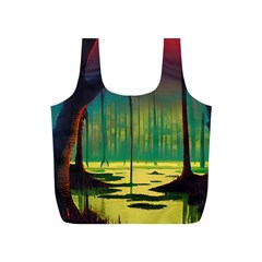 Nature Swamp Water Sunset Spooky Night Reflections Bayou Lake Full Print Recycle Bag (s)