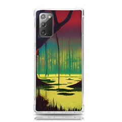 Nature Swamp Water Sunset Spooky Night Reflections Bayou Lake Samsung Galaxy Note 20 Tpu Uv Case by Posterlux