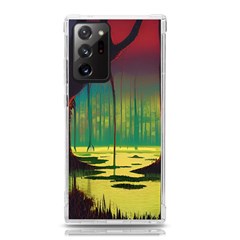 Nature Swamp Water Sunset Spooky Night Reflections Bayou Lake Samsung Galaxy Note 20 Ultra Tpu Uv Case by Posterlux