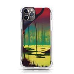 Nature Swamp Water Sunset Spooky Night Reflections Bayou Lake Iphone 11 Pro 5 8 Inch Tpu Uv Print Case by Posterlux