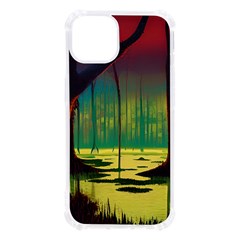 Nature Swamp Water Sunset Spooky Night Reflections Bayou Lake Iphone 13 Tpu Uv Print Case by Posterlux