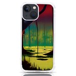 Nature Swamp Water Sunset Spooky Night Reflections Bayou Lake iPhone 13 mini TPU UV Print Case Front