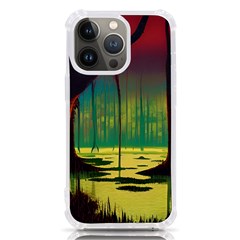 Nature Swamp Water Sunset Spooky Night Reflections Bayou Lake Iphone 13 Pro Tpu Uv Print Case by Posterlux