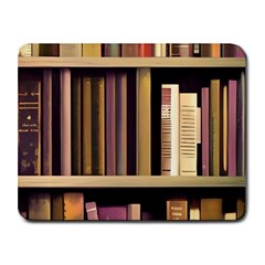 Books Bookshelves Office Fantasy Background Artwork Book Cover Apothecary Book Nook Literature Libra Small Mousepad by Posterlux