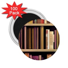 Books Bookshelves Office Fantasy Background Artwork Book Cover Apothecary Book Nook Literature Libra 2.25  Magnets (100 pack) 