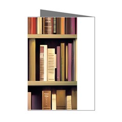 Books Bookshelves Office Fantasy Background Artwork Book Cover Apothecary Book Nook Literature Libra Mini Greeting Cards (Pkg of 8)