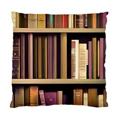 Books Bookshelves Office Fantasy Background Artwork Book Cover Apothecary Book Nook Literature Libra Standard Cushion Case (One Side)