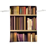 Books Bookshelves Office Fantasy Background Artwork Book Cover Apothecary Book Nook Literature Libra Lightweight Drawstring Pouch (XL) Front