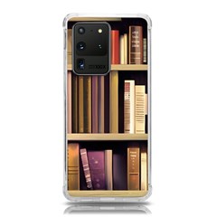 Books Bookshelves Office Fantasy Background Artwork Book Cover Apothecary Book Nook Literature Libra Samsung Galaxy S20 Ultra 6.9 Inch TPU UV Case