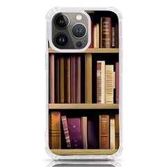 Books Bookshelves Office Fantasy Background Artwork Book Cover Apothecary Book Nook Literature Libra iPhone 13 Pro TPU UV Print Case