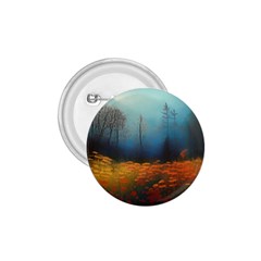 Wildflowers Field Outdoors Clouds Trees Cover Art Storm Mysterious Dream Landscape 1 75  Buttons