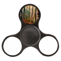 Woodland Woods Forest Trees Nature Outdoors Mist Moon Background Artwork Book Finger Spinner