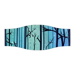 Nature Outdoors Night Trees Scene Forest Woods Light Moonlight Wilderness Stars Stretchable Headband