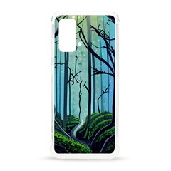 Nature Outdoors Night Trees Scene Forest Woods Light Moonlight Wilderness Stars Samsung Galaxy S20 6 2 Inch Tpu Uv Case by Posterlux