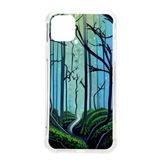 Nature Outdoors Night Trees Scene Forest Woods Light Moonlight Wilderness Stars Iphone 11 Pro Max 6 5 Inch Tpu Uv Print Case by Posterlux