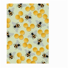 Bees Pattern Honey Bee Bug Honeycomb Honey Beehive Large Garden Flag (two Sides) by Bedest