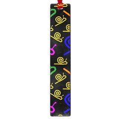 Pattern Repetition Snail Blue Large Book Marks