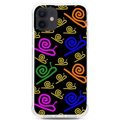 Pattern Repetition Snail Blue Iphone 12/12 Pro Tpu Uv Print Case by Maspions