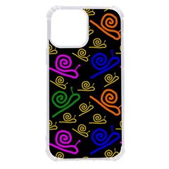 Pattern Repetition Snail Blue Iphone 13 Pro Max Tpu Uv Print Case