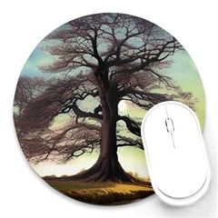 Nature Outdoors Cellphone Wallpaper Background Artistic Artwork Starlight Book Cover Wilderness Land Round Mousepad