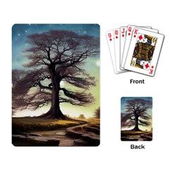 Nature Outdoors Cellphone Wallpaper Background Artistic Artwork Starlight Book Cover Wilderness Land Playing Cards Single Design (rectangle) by Posterlux