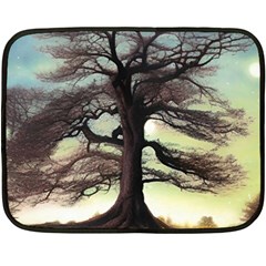 Nature Outdoors Cellphone Wallpaper Background Artistic Artwork Starlight Book Cover Wilderness Land Fleece Blanket (mini)