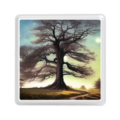 Nature Outdoors Cellphone Wallpaper Background Artistic Artwork Starlight Book Cover Wilderness Land Memory Card Reader (square) by Posterlux