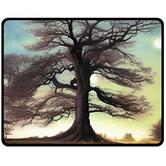 Nature Outdoors Cellphone Wallpaper Background Artistic Artwork Starlight Book Cover Wilderness Land Two Sides Fleece Blanket (medium)