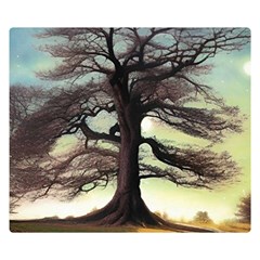 Nature Outdoors Cellphone Wallpaper Background Artistic Artwork Starlight Book Cover Wilderness Land Two Sides Premium Plush Fleece Blanket (kids Size)