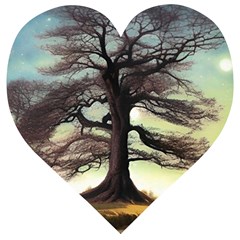 Nature Outdoors Cellphone Wallpaper Background Artistic Artwork Starlight Book Cover Wilderness Land Wooden Puzzle Heart