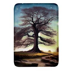 Nature Outdoors Cellphone Wallpaper Background Artistic Artwork Starlight Book Cover Wilderness Land Rectangular Glass Fridge Magnet (4 Pack) by Posterlux