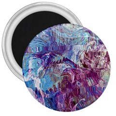 Blend Marbling 3  Magnets by kaleidomarblingart