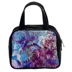 Blend Marbling Classic Handbag (two Sides) by kaleidomarblingart