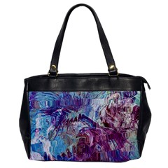 Blend Marbling Oversize Office Handbag by kaleidomarblingart