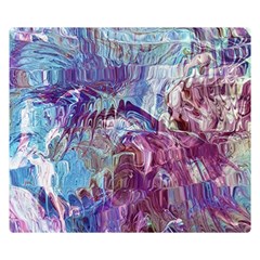 Blend Marbling Two Sides Premium Plush Fleece Blanket (kids Size) by kaleidomarblingart