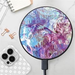 Blend Marbling Wireless Fast Charger(black) by kaleidomarblingart