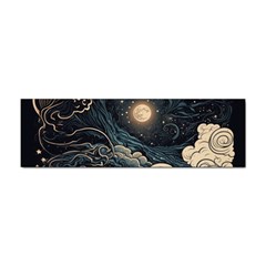 Starry Sky Moon Space Cosmic Galaxy Nature Art Clouds Art Nouveau Abstract Sticker Bumper (10 Pack)