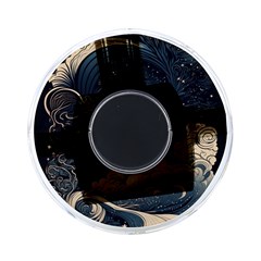 Starry Sky Moon Space Cosmic Galaxy Nature Art Clouds Art Nouveau Abstract On-the-go Memory Card Reader by Posterlux