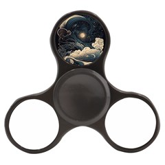 Starry Sky Moon Space Cosmic Galaxy Nature Art Clouds Art Nouveau Abstract Finger Spinner