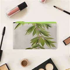 Watercolor Leaves Branch Nature Plant Growing Still Life Botanical Study Cosmetic Bag (xs)