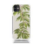 Watercolor Leaves Branch Nature Plant Growing Still Life Botanical Study iPhone 11 TPU UV Print Case Front