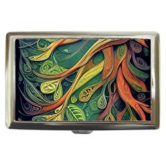 Outdoors Night Setting Scene Forest Woods Light Moonlight Nature Wilderness Leaves Branches Abstract Cigarette Money Case by Posterlux