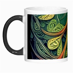 Outdoors Night Setting Scene Forest Woods Light Moonlight Nature Wilderness Leaves Branches Abstract Morph Mug by Posterlux