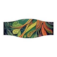 Outdoors Night Setting Scene Forest Woods Light Moonlight Nature Wilderness Leaves Branches Abstract Stretchable Headband