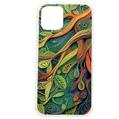 Outdoors Night Setting Scene Forest Woods Light Moonlight Nature Wilderness Leaves Branches Abstract Iphone 12 Pro Max Tpu Uv Print Case by Posterlux