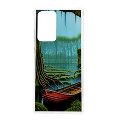 Boat Canoe Swamp Bayou Roots Moss Log Nature Scene Landscape Water Lake Setting Abandoned Rowboat Fi Samsung Galaxy Note 20 Ultra Tpu Uv Case by Posterlux