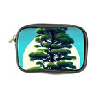 Pine Moon Tree Landscape Nature Scene Stars Setting Night Midnight Full Moon Coin Purse Front